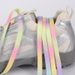 Rainbow Colored Shoe Laces - Extra Long 80cm To 160cm, Durable & Stylish For Sneakers, Casual & Work Shoes_vogvips.com