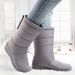 Foreign Trade Cotton Shoes For Women Large Size Fleece-Lined Snow Boots XX0203_vogvips.com