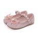 Elsa Crystal Princess Spring Autumn Summer Bowknot Fashion Little Girls' Soft Sole Leather Single Shoes_vogvips.com