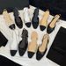In-Stock Cross-Border Foreign Trade New New-Style Sandals With Chunky Heels, Classic Color-Blocking, Comfortable And_vogvips.com