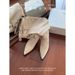 Cowhide Version~ Genuine Leather High Heel Pointed Toe Over-the-Knee Long Women Suede Riding Belt Buckle Ruched Slouch_vogvips.com