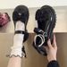 Mary Jane's Exquisite Comfortable Women's 2025 Spring And Summer New Versatile Thick Soled Butterfly Bow Single Shoes_vogvips.com