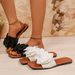 Bowknot Flat Shoes, New Summer Internet Celebrity Style_vogvips.com