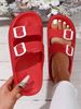Women's Thick-Soled 4cm Platform Slippers Summer New Non-Slip Casual Beach Sandals Outdoor Indoor Comfortable Buckle Slides_vogvips.com