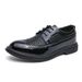 2025 Summer Breathable Brogue Large Size 38-47 Men's Patent Business Casual Leather Shoes_vogvips.com