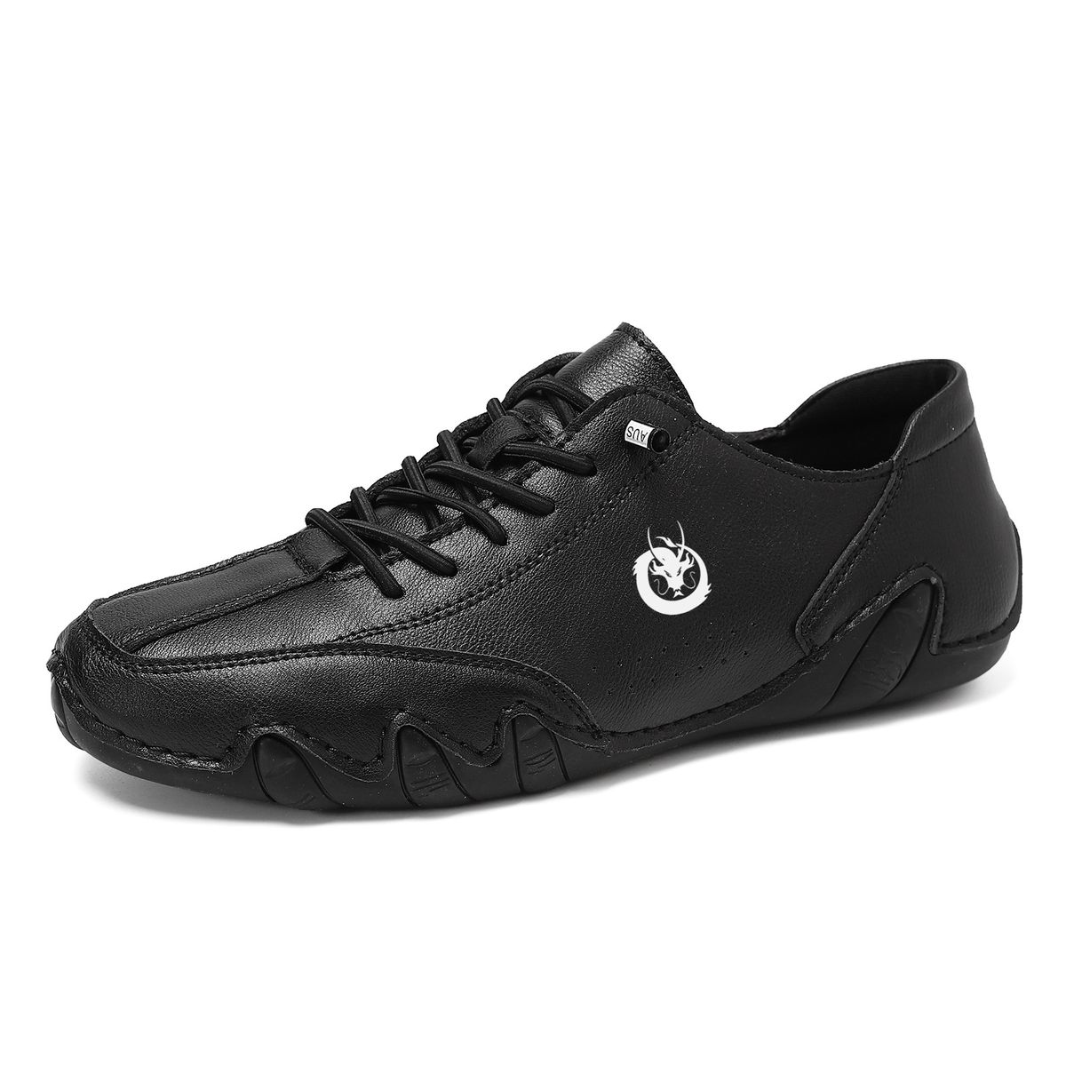 Low-Top Casual Men's Shoes With Dragon-Inspired Designs, Martin-Style Footwear, Octopus-Inspired Men's Shoes, Plus-Size_vogvips.com