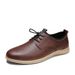 Men's Leather Shoes Casual Men's Low-top Shoes Leather Shoes_vogvips.com