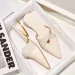 Pointed Toe Sandals Designer Women Summer Slippers Outer Wear Elegant Single Shoes Plus Size Chaussure Femme 2023_vogvips.com