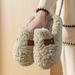 Thick-Soled Plush Autumn Warm Couple High-End Comfortable Home Cotton Slippers Women Winter Outdoor Men_vogvips.com