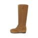Women's Fashion Knee-High Boots Pointed Toe Buckle Detail Riding Boots With Block Heel Stylish Fall Booties Autumn/winter Style, Slimming High Boots._vogvips.com