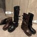 Cowhide Version~ Thick-Soled Cuff For Women 2025 New Niche Design Wrinkled Pile Long Boots_vogvips.com