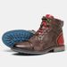 Men's Shoes Plus Size Men's Leather Boots Single Boots Fashion Work Short Boots Foreign Trade High Top Martin Boots_vogvips.com