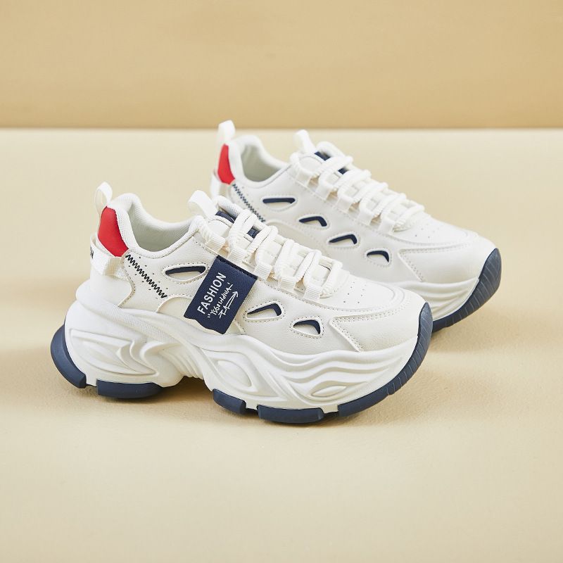 Daddy Shoes Female Student Sports Running Casual Shoes Platform Heightening Shoes_vogvips.com