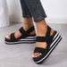 Wind Women's Cool 2025 New Fashionable Outerwear Small Height Rise Slope Heel Thick Bottom Slippers Summer_vogvips.com