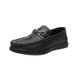 Business Casual Leather For Men, Crocodile Pattern, Youth Trendy Flat Driving Slip-On All-Season Single Shoes, Cowhide_vogvips.com