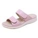 New 2025 Elegant Women's Sandals Vacation Beach Velcro Massage Sponge Large Size Slippers_vogvips.com