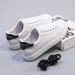 White Sneakers Female Students, Korean Style, Versatile For Spring And Autumn, Leather Flat Running Breathable Women's_vogvips.com