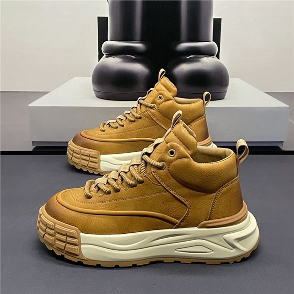 Trendy Men's FashiNew Martin 2025 Autumn/Winter Warm Thick-Soled NNew-Slip High-Top Casual Shoes Outdoor Ankle Boots_vogvips.com