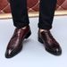 Euro Step 【】Men's Leather New Brogue British Style Office Business Formal Casual Men's Wedding Groom Shoes_vogvips.com