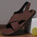 Leisure Walk Men's Sandals Summer Outdoor Beach Shoes Vacation Pool Sandalias Slides Quick Dry Male Hollow Out Flats Man_vogvips.com