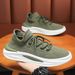 Summer New Breathable Mesh Coconut Men's Korean Version Versatile Thick Sole Fly Woven Sports Casual Dad Shoes_vogvips.com