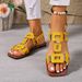 European And American Foreign Trade Large Size Belt Buckle Flat Hollow For Women Fashionable Versatile Outdoor Solid_vogvips.com