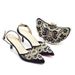 Vintage diamond set stiletto sandals with dinner bag set Fashion design rhinestone evening wear_vogvips.com