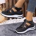 Women's Foreign Trade Sandals, Hollow-out Roman-style Leather Summer Breathable Shoes With Internal Height-increasing_vogvips.com
