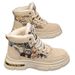 Men's Martin Boots High-Top Winter Shoes Fleece-Lined Thick Warm Snow Cotton Shoes Men's Work Boots_vogvips.com