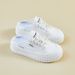 Little White Shoes Female Student Mesh Breathable Heightening Shoes Half Support Board Shoes Casual_vogvips.com