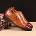 Men's British Business Casual Leather Pointed Toe Covers, Foot Straps, Buckles, Formal Attire, Plus Size Groom's Shoes, Covers, Straps, Buckles,_vogvips.com