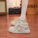 Casual Shoes Women's Height Increase 4cm Soft Sole Sports Shoes Women's Shoes Fashion White Shoes_vogvips.com