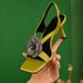 European And American Sexy Rhinestone Camellia High-heeled Shoes For Women, 2025 Summer New Fashion Open-back Open-toe_vogvips.com