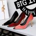 Women's Stiletto Heel Pumps Style Banquet Metallic Iron Toe Fashion Suede Pointed Toe Low Mouth Slip On Stiletto Heels Comfortable Single Shoes_vogvips.com