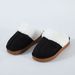 Cotton Women's And Warm Postpartum Shoes, Thick Soled Plush Slippers, Winter Home Cotton Slippers_vogvips.com