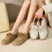 AIYUQI Women's Flats Genuine Leather Straps Student British Style Large Size Spring Shoes Women_vogvips.com