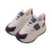 Women's White Leather 2026 Spring New Model, Color-blocked Platform Height-increasing Sports Casual Shoes, Thick-soled_vogvips.com