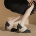 Women S Shoes Z Diamond Glitter Thick Heel Heels New Style Outdoor Wear Autumn And Winter High Grade Fur Warm_vogvips.com