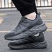2025 Spring New Black Anti Slip And Wear Resistant Running Shoes, Trendy Soft Bottom, Leisure Travel Sports Men's Shoes_vogvips.com