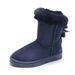 Snow Tube Fleece-Lined 2025 Winter New Same Style Flip-Flop Short Knot Student Women's Boots Casual Versatile_vogvips.com