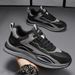 Men's Sports Shoes Casual Sneakers For Walking And Running, Breathable PU Leather Shoes With Rubber Sole, Lightweight Comfortable Work Shoes Daily_vogvips.com