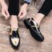 Unbeatable Quality Four Seasons Hairstylist Casual Pointed Leather Head British Men's Shoes_vogvips.com