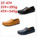 Men's Genuine Leather Driving Loafers - Breathable Slip-On Casual Shoes For Business & Daily Wear (Black/Blue/Brown/White)_vogvips.com