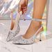 In-stock Satin Rhinestone Cross-border Foreign Trade High-heeled Shoes, 2026 New Model, Elegant Pointed-toe Stilettos,_vogvips.com