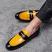 Suitable For All Seasons Spring And Autumn New Men's Slip-On Casual Fashion Trend Color-Block Youth Business Large Size Leather Shoes_vogvips.com