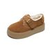 Weiwei Girl 678-5 Thick-Soled Fleece-Lined Snow Boots Winter One-Strap Height-Increasing Warm Cotton Shoes_vogvips.com