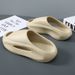 Kidmi Fashion Men Thick Sole Arch Support Slides Summer Outdoor Beach Men's Sneaker Casual Home Soft Slippers_vogvips.com