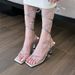 Kendall's Hot Girl Style! 2025 New Summer White Strappy Stiletto High-heeled Sandals_vogvips.com