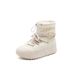8cm Height Increasing Snow For Women 2024 Winter New Thick Sole Versatile Short Boots Casual Warm Fleece Cotton Shoes_vogvips.com