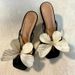 Women's Handmade Butterfly Slides - Genuine Leather Chunky Heel Sandals For Women_vogvips.com